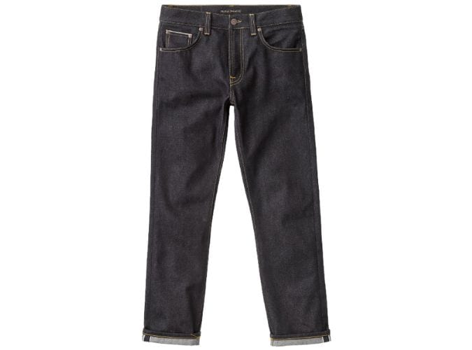 NUDIE JEANS Grim Tim raw slim-leg jeans