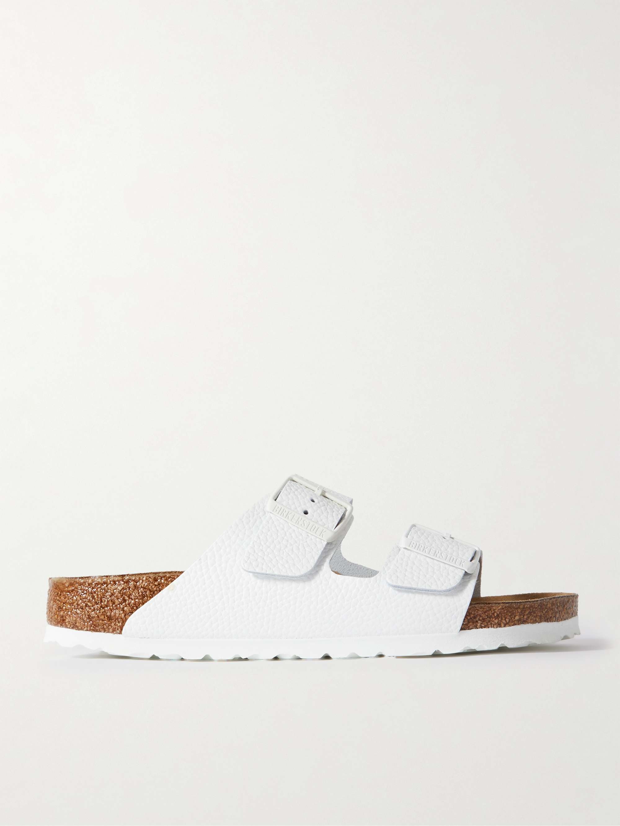 Arizona Textured-Leather Sandals