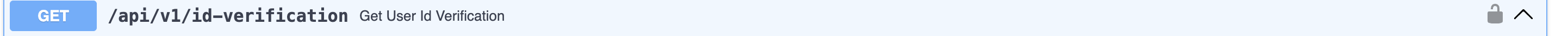 Screenshot of the user profile (ID) endpoint returning personal data