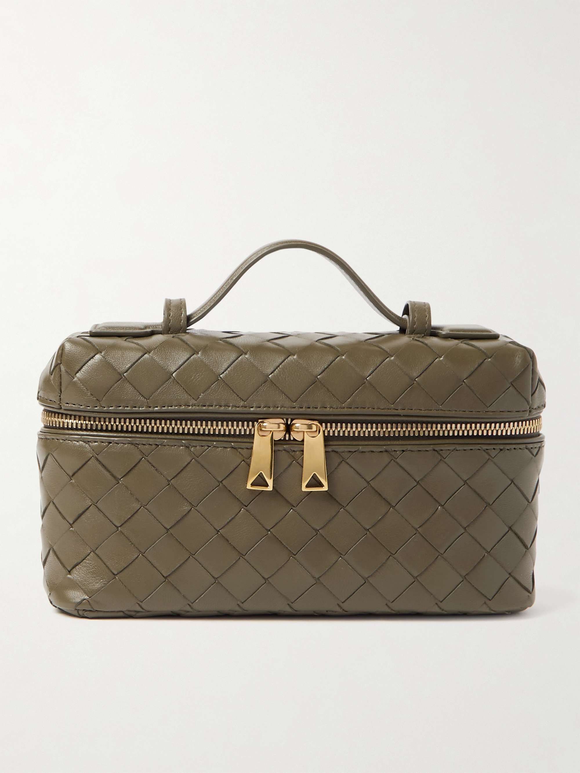Bang Bang Vanity Intrecciato Leather Tote