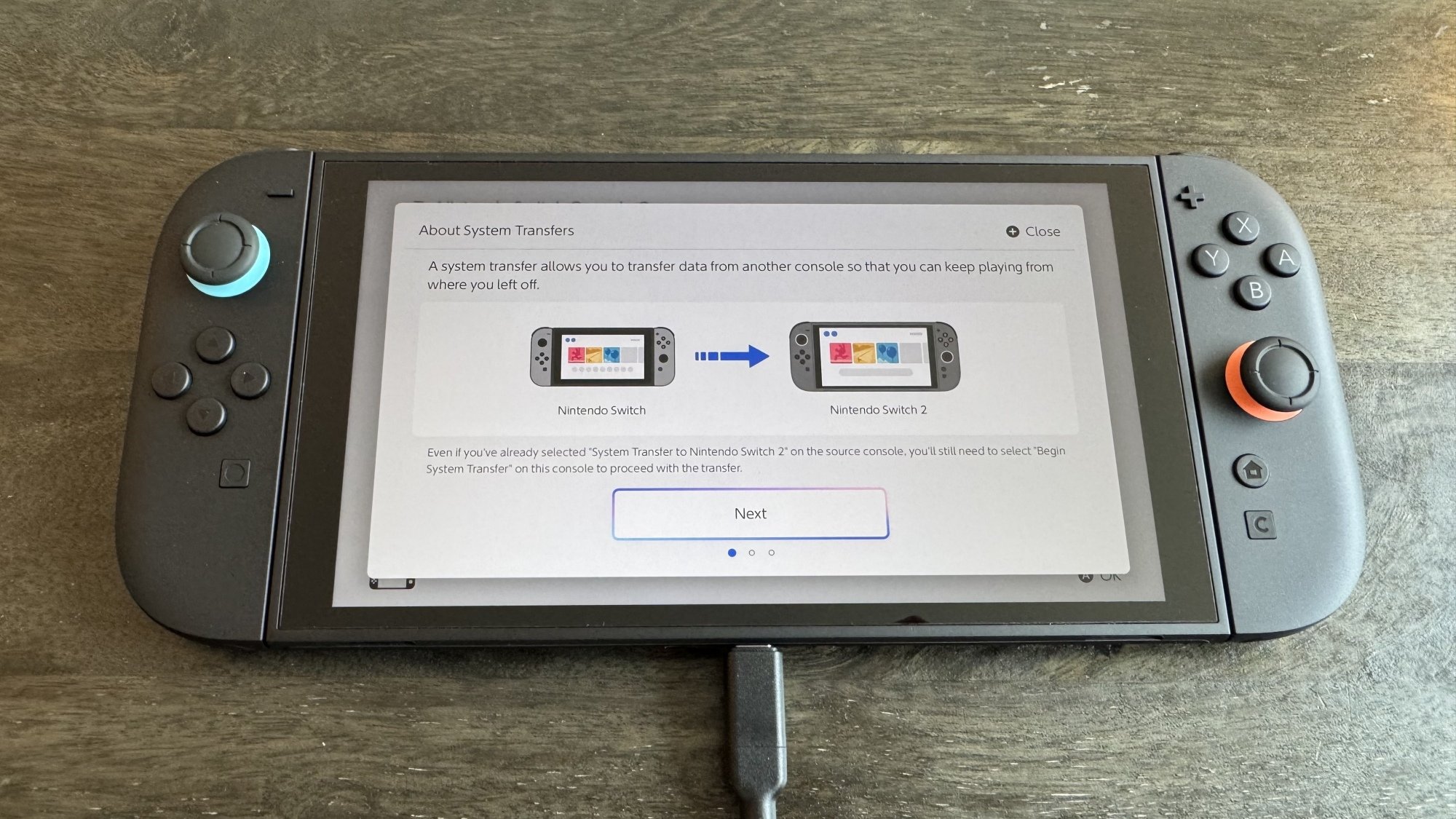 Switch 2 System Transfer