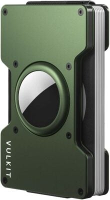 VULKIT Minimalist Metal Airtag Wallet