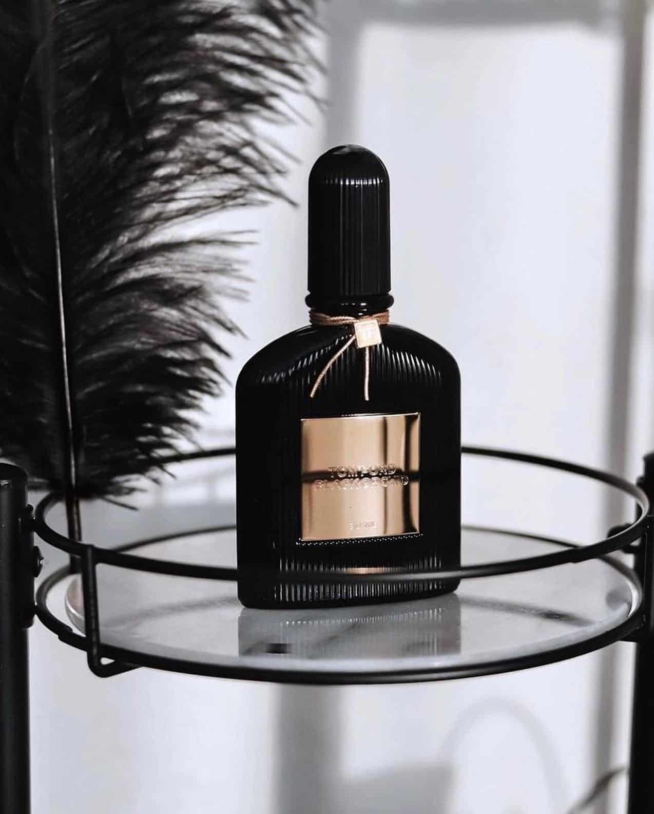 a bottle of black orchid cologne by tom ford