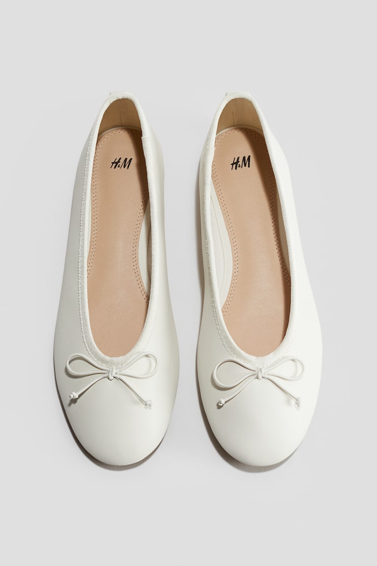 Bow-Detail Ballet Pumps