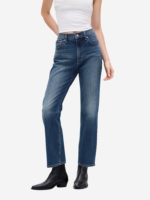 Gap, High Rise '90s Slim Straight Crop Jeans