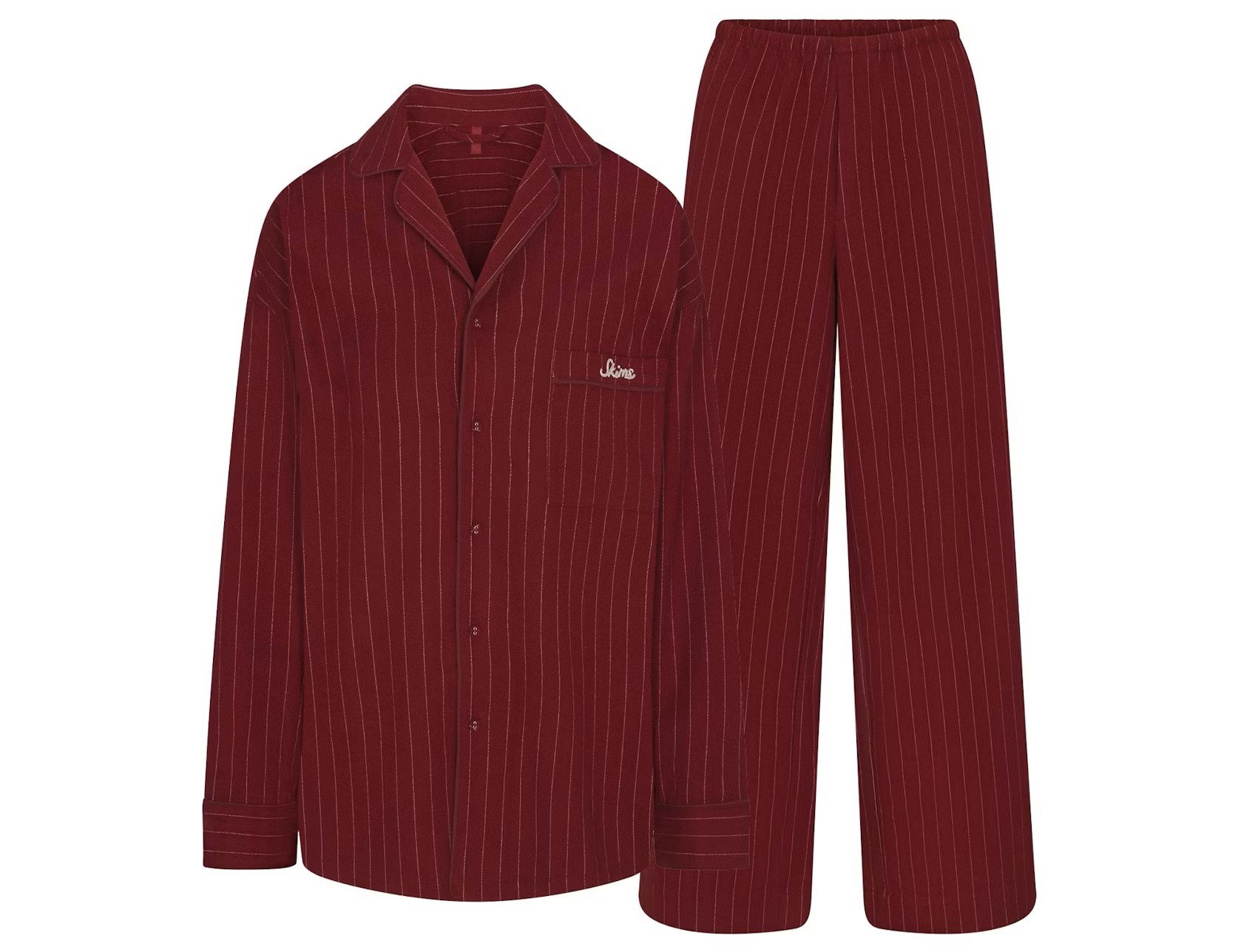SKIMS Flannel Sleep Set