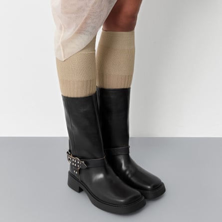 Maitea Boots Black Brushed Leather