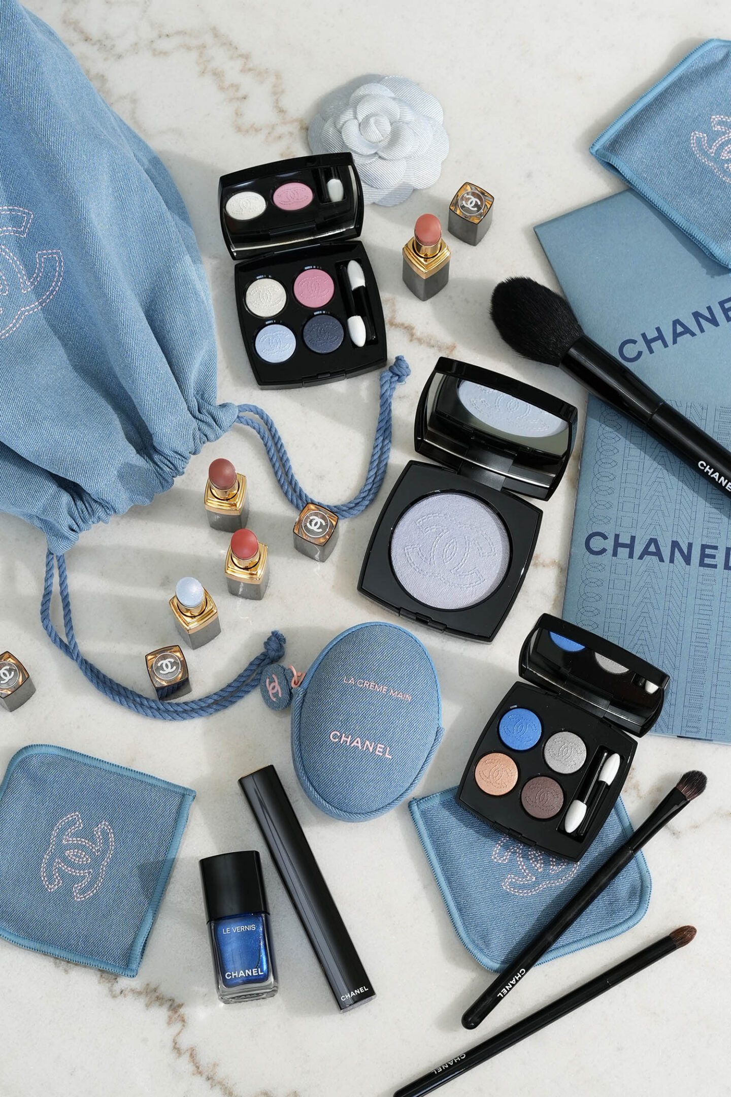 Chanel Denim Makeup Collection review and swatches